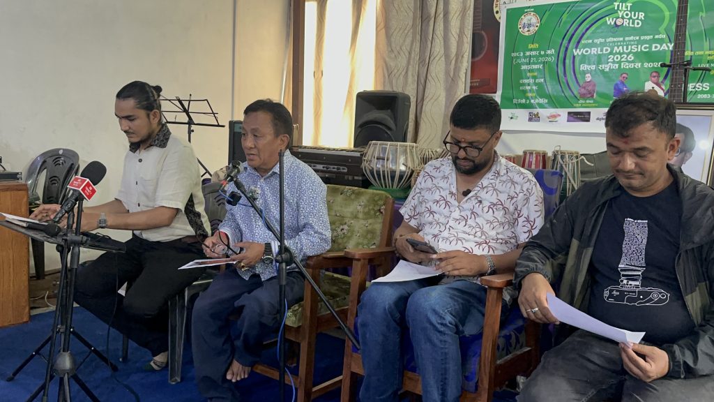 धरान संगीत प्रतिष्ठानद्वारा विश्व संगीत दिवसको अवसरमा श्रष्टाहरुलाई सम्मान गरिने